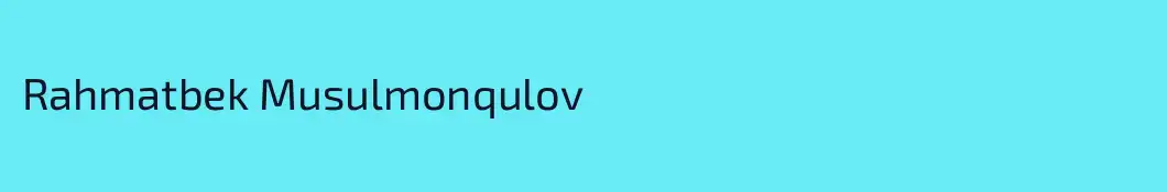 Rahmatbek Musulmonqulov